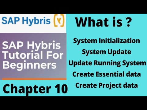 system initialization and update in hybris | SAP hybris tutorial for beginners |Part10