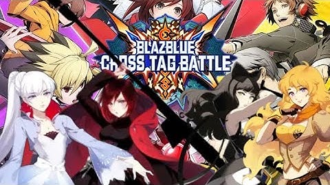 Blazeblue Cross Tag Battle Ruby Rose and Weiss Schnee vs Blake Belladonna and Yang Xiao Long