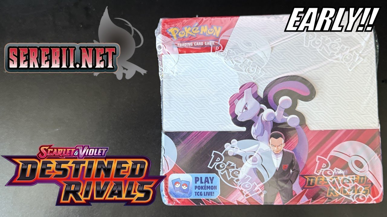 EARLY Destined Rivals Booster Box Pokémon TCG Opening