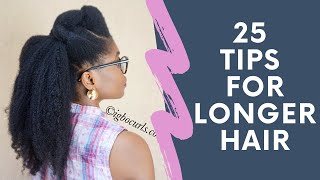 THE ULTIMATE GUIDE TO LONG NATURAL HAIR/ 25 TIPS & TRICKS -IGBOCURLS