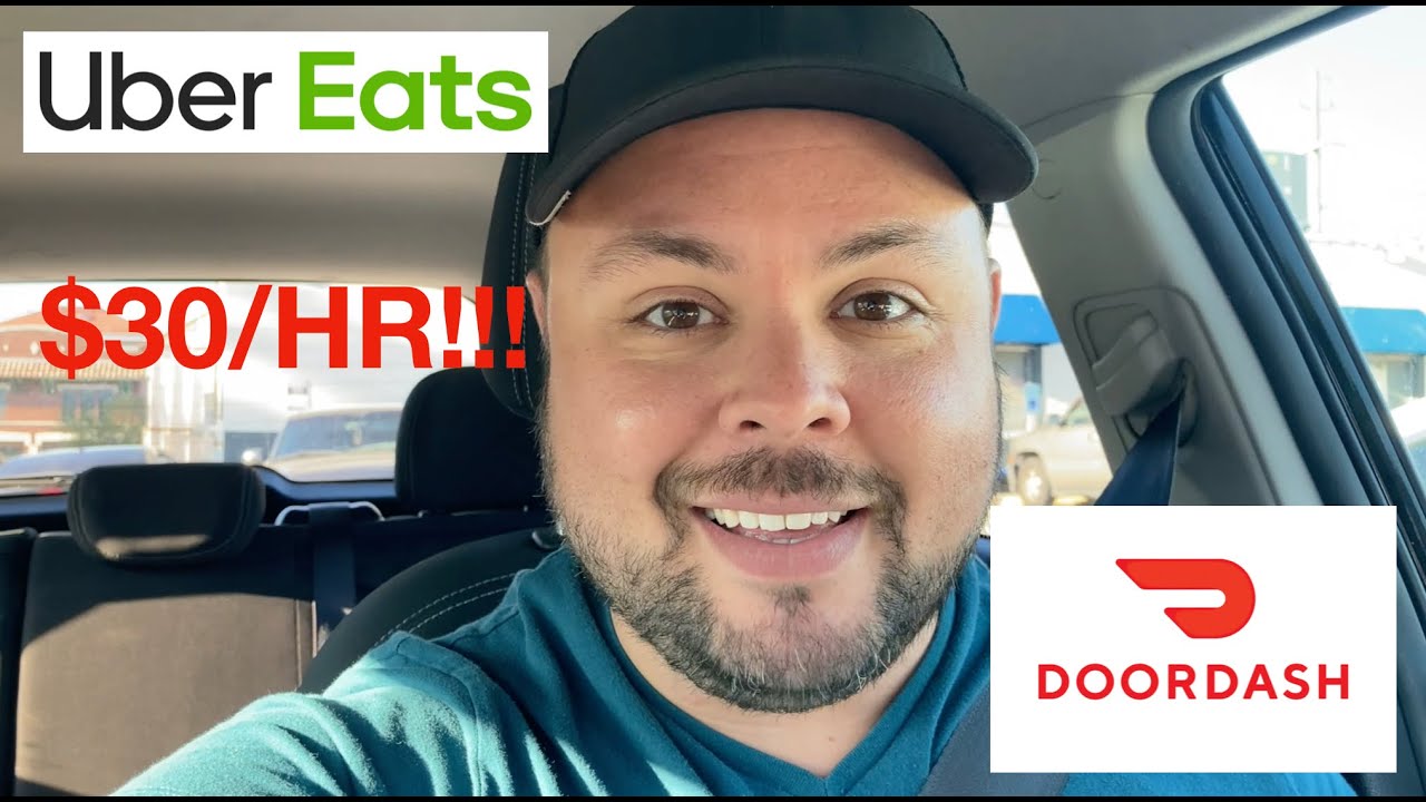 30/hr Uber Eats DoorDash Delivery Driver Ridealong Sunday 9/18/22