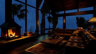 Relaxing Rain Sounds for Deep Sleep - Calm Your Mind - 99% Instanly Fall Asleep- Fireplace Crackling by Night Dream 90 views 4 weeks ago 3 hours