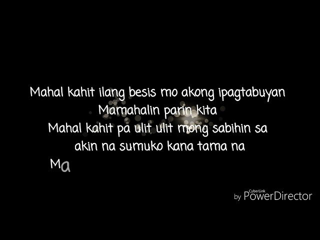 Spoken Word (tula)-Mahal parin kita kahit ayaw mo na -by ME