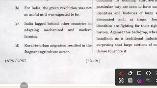 UPSC CSAT Reading comprehension|| passage || RC || UPSC PYQ 2025