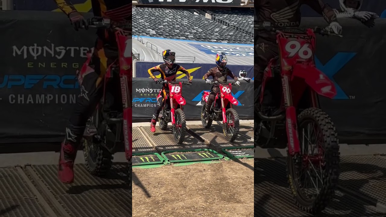 Jett Lawrence & Hunter Lawrence meet again this weekend for the 250SX Showdown in Salt Lake City! 🔴