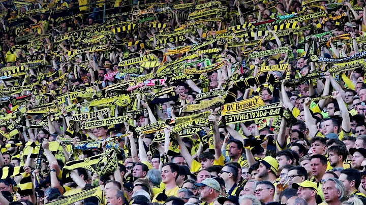 25.000 Dortmund Fans Südtribüne nach der verpassten Deutschen Meisterschaft 2023 - ECHTE LIEBE