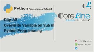 Overwrite Variable on Sub in Python Programming