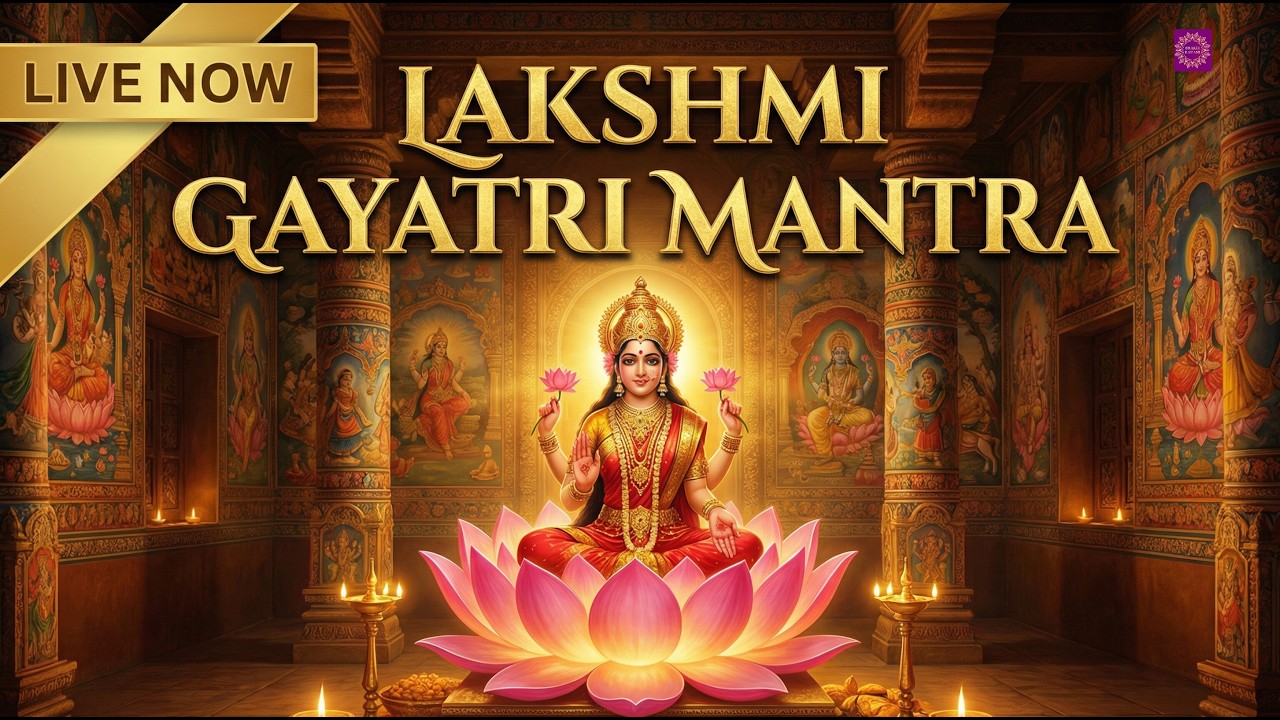 🔴 LIVE: Laxmi Gayatri Mantra 108 Times | Powerful Mantra for Money & Wealth 💰