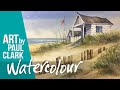 How to paint a beach scene in watercolour