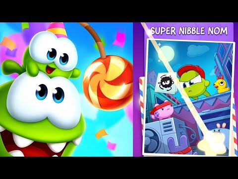 Cut the Rope Remastered - Bonus Chapter - 4 Super Nibble Nom Levels (1-9) 3 Stars Walkthrough - YouTube