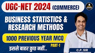 Business Statistics & Research Methods |UGC-NET 2024 |Previous Year Paper Solution |UGC-NET Commerce