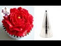 Wilton tip 101 red rose cupcake for valentines day