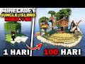 100 Hari Minecraft PULAU JUNGLE Hardcore