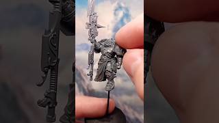Building a Custodian Warden #warhammer40k #warhammer #asmr #miniaturepainting #painting
