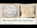 Easy Macrame DIY tutorial: macrame pillow and coaster | Macrame DIYS For Your Home Decor