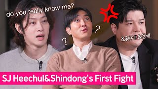 Heechul and Shindong Reveal the Story of Their First Fight👿😮