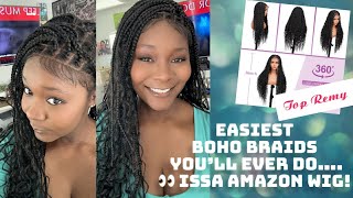 Easiest Boho Braids you’ll ever do…. 👀 It’s A Amazon Wig! Veganic’s Update screenshot 3