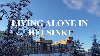 Visiting a Finnish grocery store | Broccoli and goat's cheese soup | Living alone in Helsinki screenshot 5