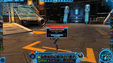 SWTOR Beta Stuck in space.