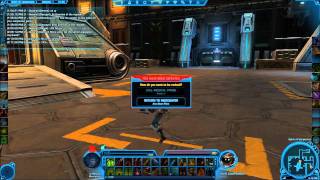 SWTOR Beta Stuck in space.