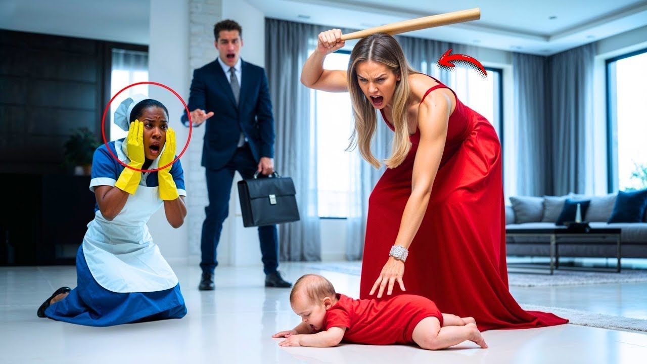 Empregada Implora para Parar — Mas o que a Noiva do Milionário Fez com o Bebê Chocou Todos