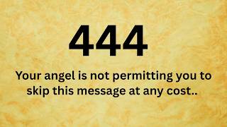 🕊️444 Your angel is not permitting you to skip this message at any cost..