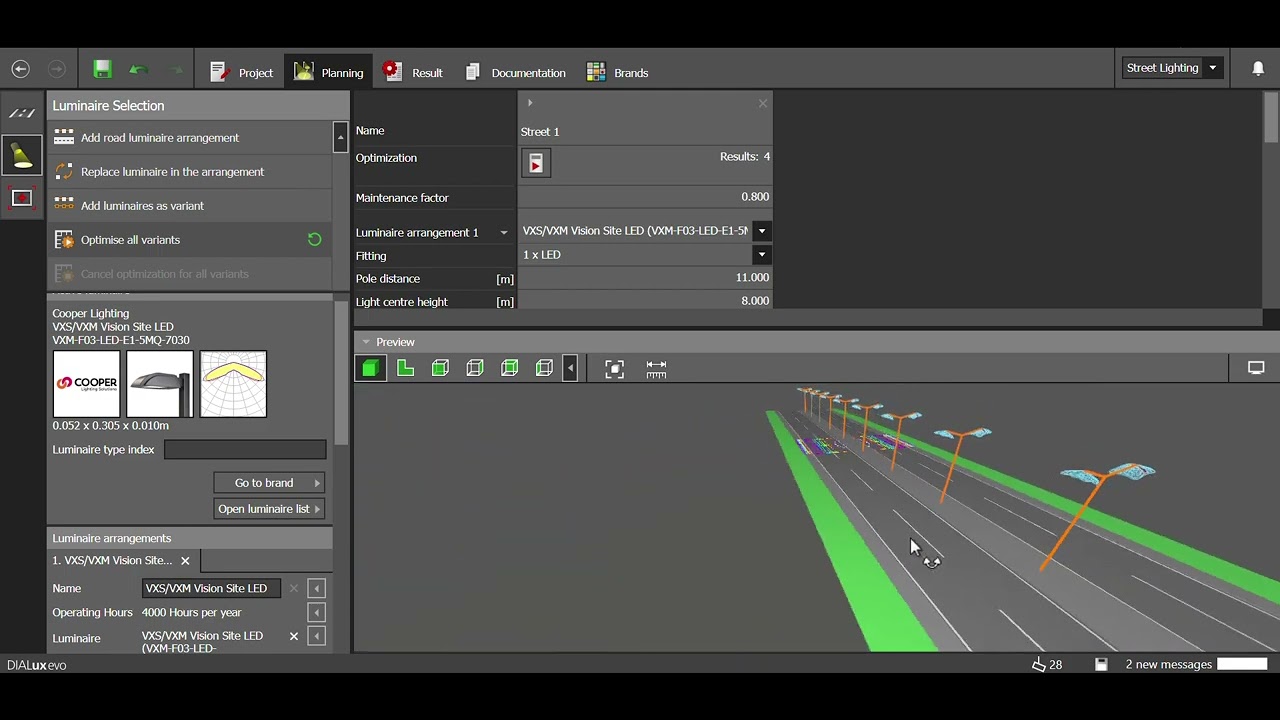 street light Drafting