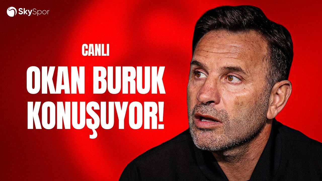 CANLI | Galatasaray Teknik Direktörü Okan Buruk, Çorum FK Beraberliği Sonrası Konuşuyor.
