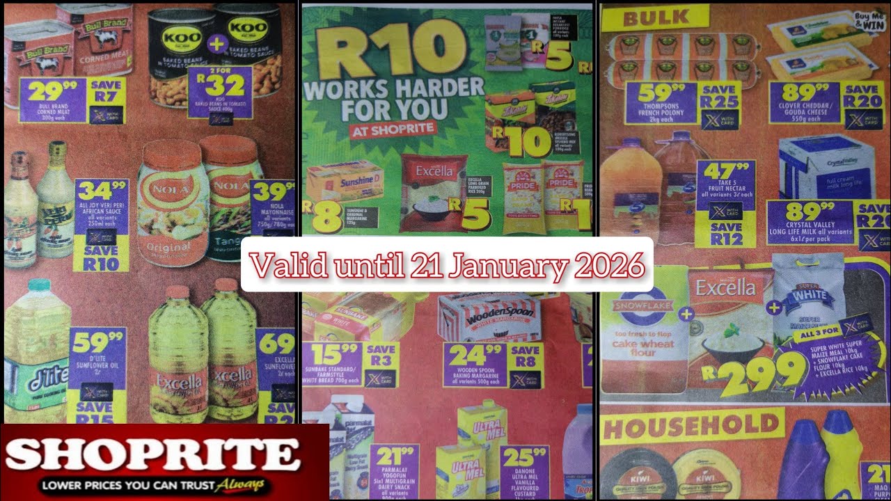 SHOPRITE || MID-MONTH SAVINGS || VALID UNTIL 21 JANUARY 2026