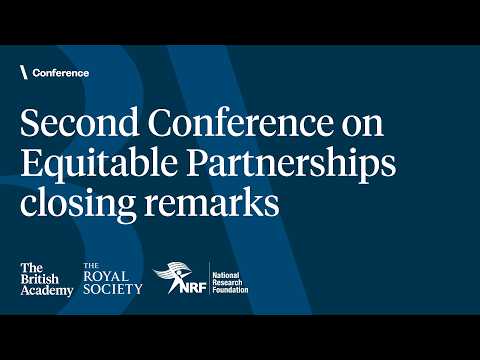 Second Conference on Equitable Partnerships closing remarks