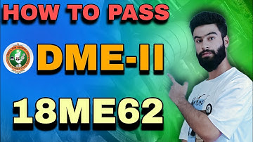 DME2 Vtu Important Questions | 18ME62