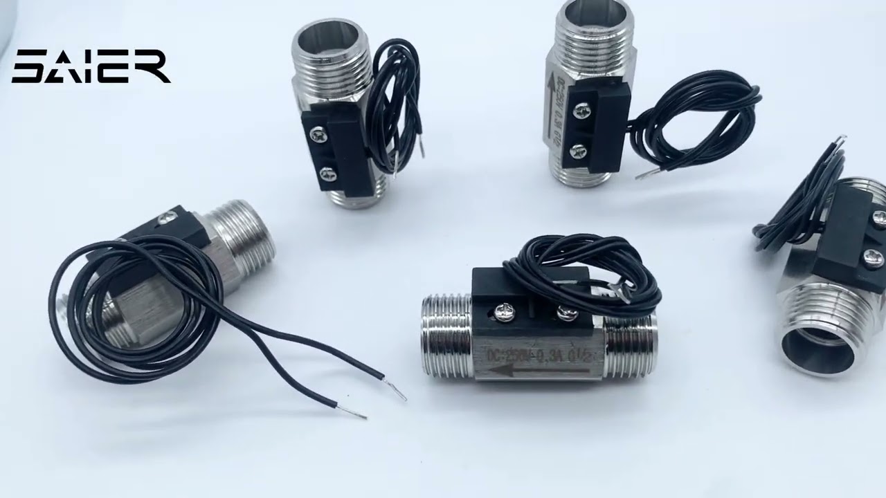 G1/2' G3/4" Water Flow Senso 1.2-12L/min Flow Range For Hydraulic Engineer Liquid Flow Switch