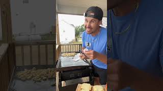 Sausage tortellini with cheese toast on the