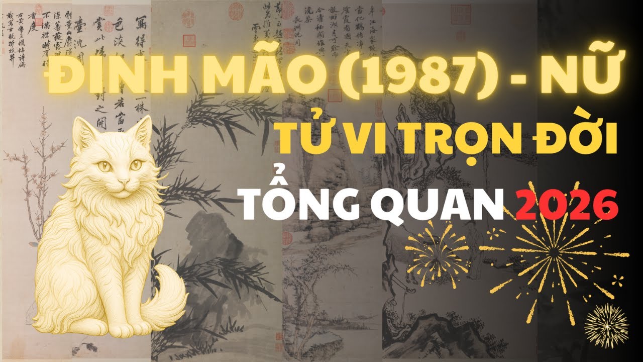 Tử Vi Trọn Đời Nữ Đinh Mẹo 1987 Và Tổng Quan Năm 2026 | Kho Tu Vi