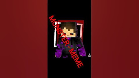 Monster - Meme • Minecraft prisma 3d animation #memes #minecraft