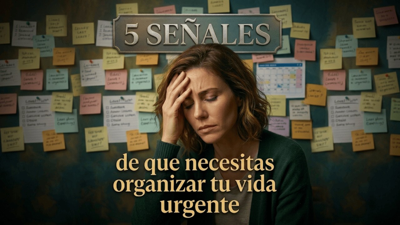 5 seales de que necesitas organizar tu vida urgent - YouTube