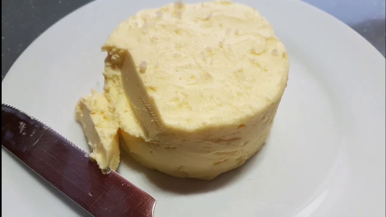 Du beurre maison très facile avec ou sans thermomix