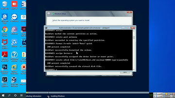 Intalling windows server 2012 with boot to VHD