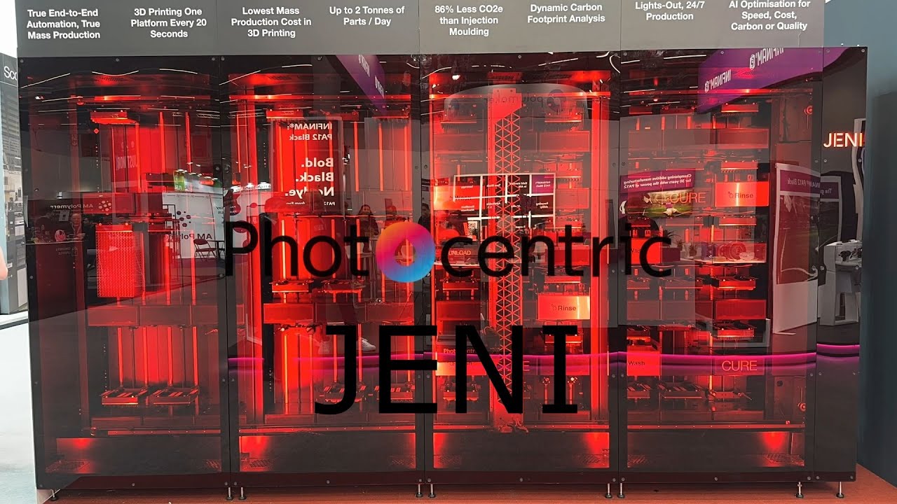 Photocentric JENI, Vollautomatischer 3D-Druck und Digitales Lager ...