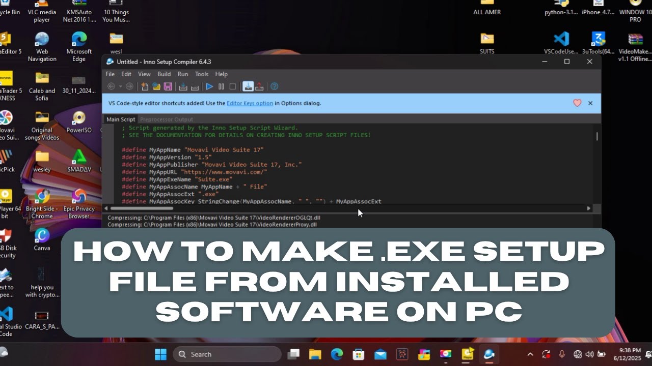 How to make .exe Setup file from Installed Software on PC - YouTube