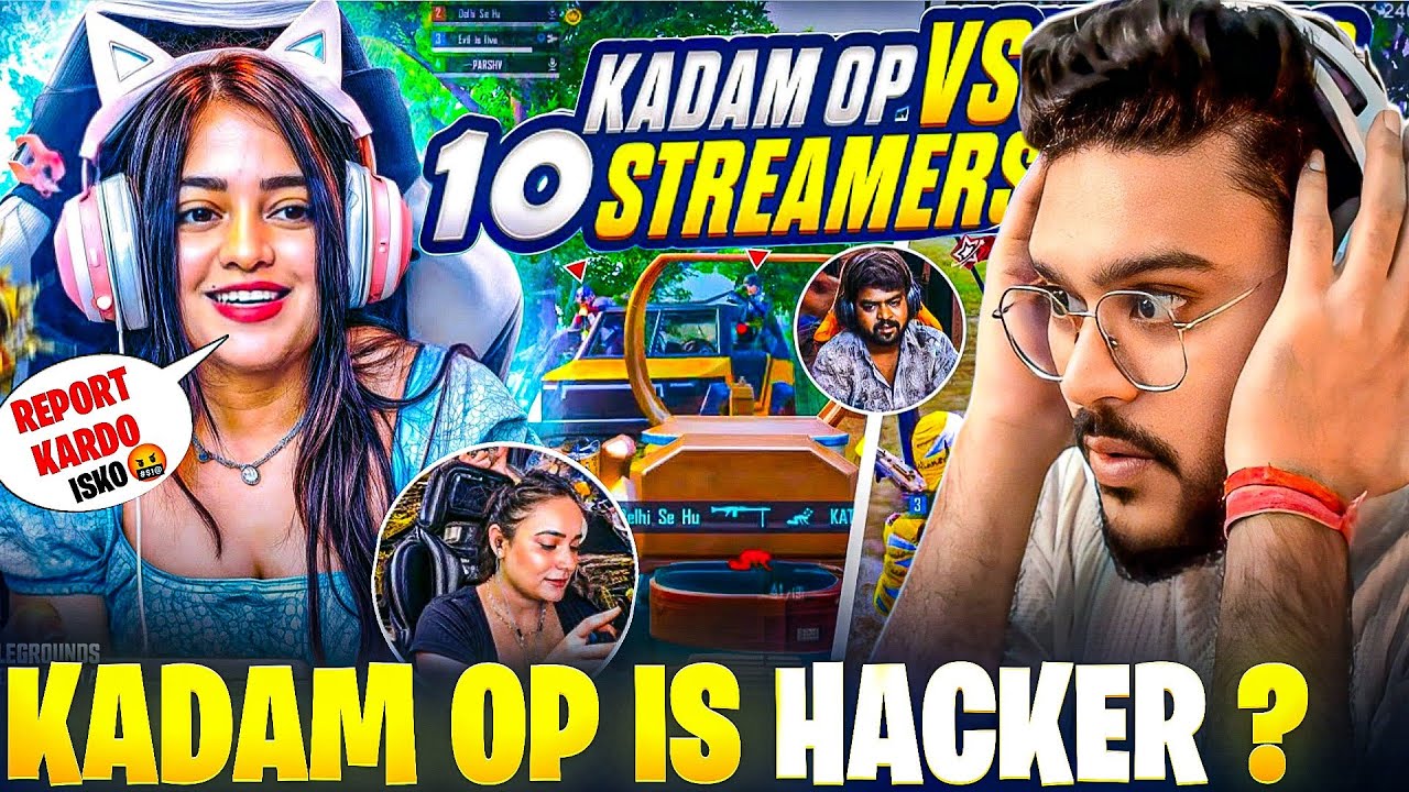 Kadam OP Vs 10+ Youtubers 🔥 They Call Me H@CKER & Reported Him 🔥 Reaction @ThorGaming77 