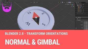 Transform Orientations - Normal and Gimbal [Blender 2.8]