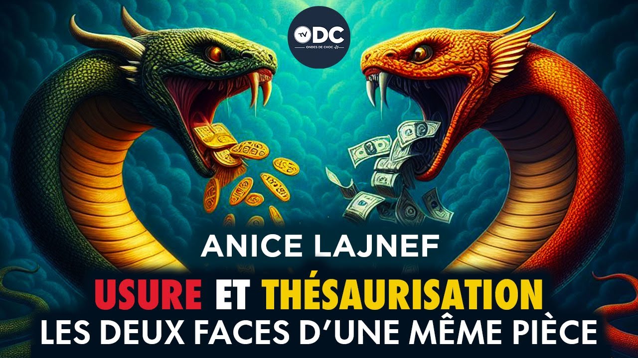 Usure et thésaurisation les deux faces d'une même pièce Anice