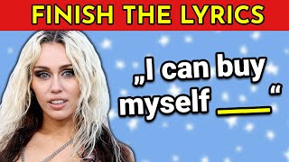 FINISH THE LYRICS - 25 Most Popular Songs EVER 🎵 | Music Quiz screenshot 5