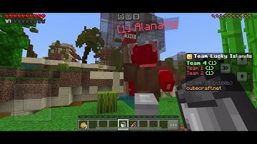 Minecraft lucky block battle (CubeCraft)