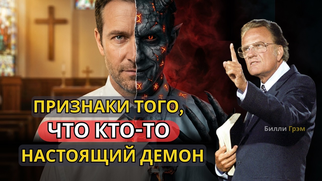 8 признаков того, что кто-то в вашей жизни — настоящий демон они улыбаются, они лгут — Билли Грэм