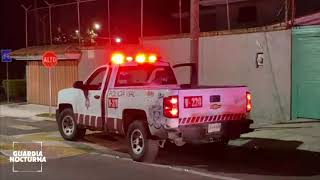 Conductora impactó su vehículo contra una palmera en la colonia Paseos del Sol de Zapopan