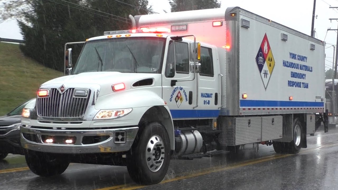 York County Hazardous Materials Response Team HAZMAT 91B Responding 10