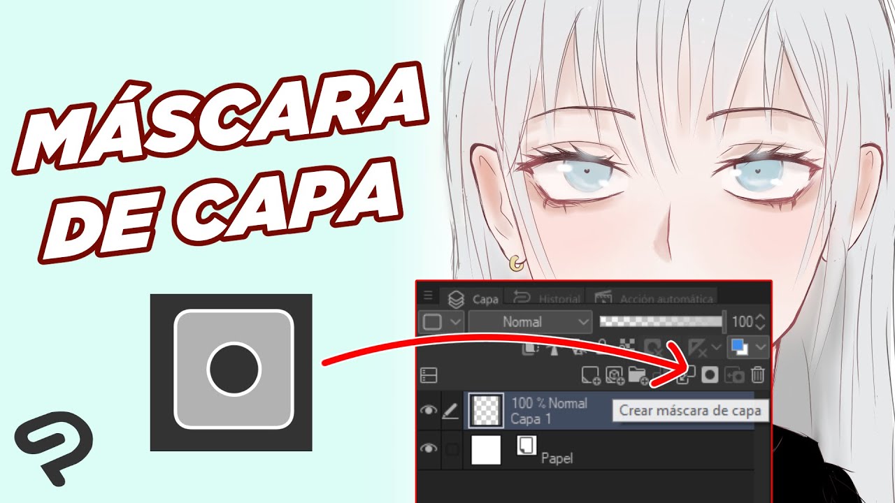 Como utilizar la Máscara de capa en Clip Studio Paint YouTube
