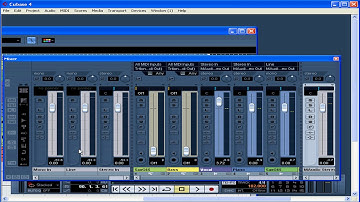 25 Cubase 4 video tutorial course Basic Mixing